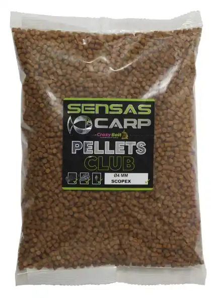 Sensas Pellets Club Scopex (1kg) 4mm Fabrieksprijs