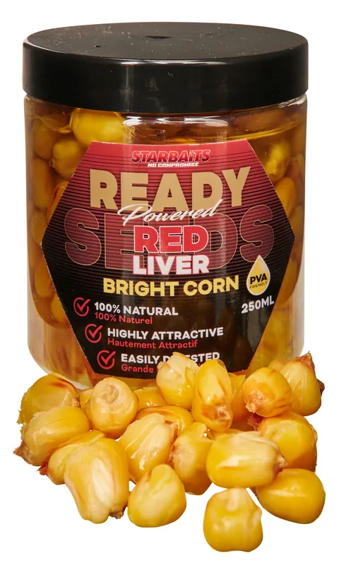 Gratis Retour Starbaits Ready Seeds Bright Corn Yellow 250ml