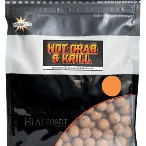 Dynamite Baits Hot Crab & Krill Boilies (1kg) 15mm Weekendaanbieding