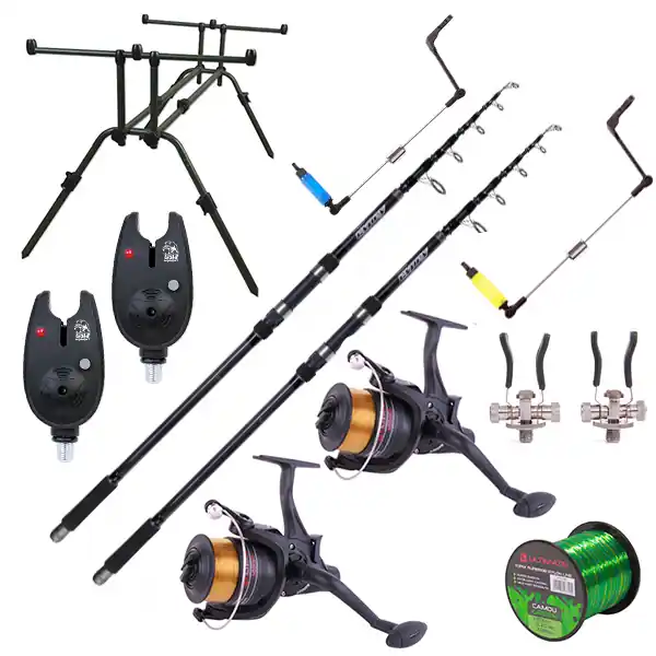 Goedkoop Shakespeare Cypry Tele Carp Set