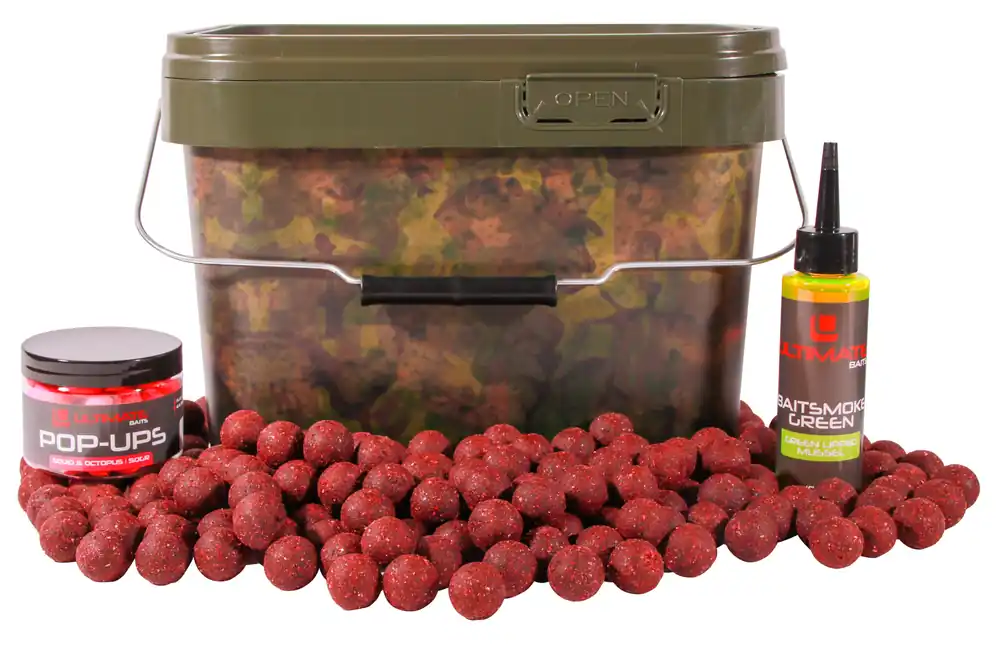 Beperkte Voorraad Ultimate Baits Bucket Deal - Squid/Fish