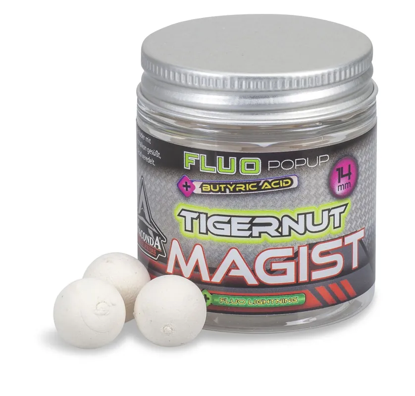Anaconda Magist Mini Fluo Pop Up´s Tigernut (25g) 12mm Merkproduct