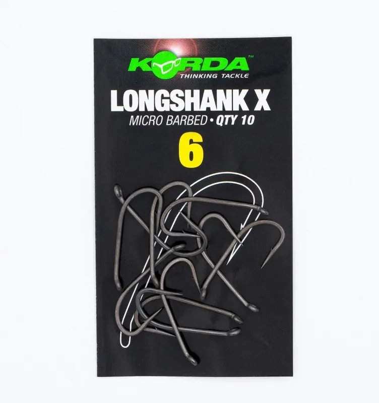 Korda Longshank X Karperhaken (10pcs) 2 Lage Prijs