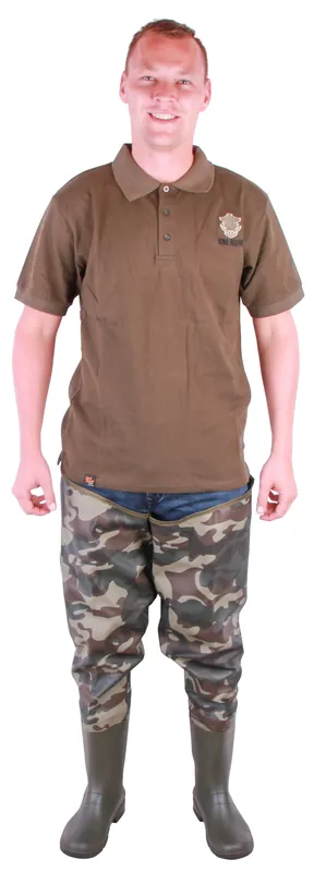 Fisharp Lightweight Thigh Wader Camo 42 Betrouwbaar