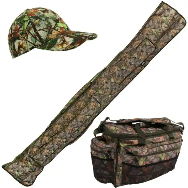 NGT Camo Rod Holdall + Carryall + Cap Gratis Retour
