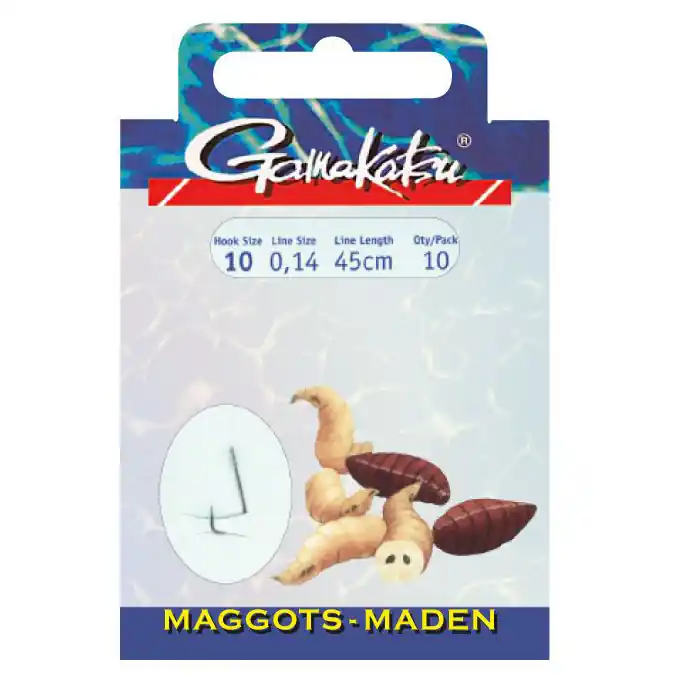 Speciale Aanbieding Gamakatsu Maggots LS-1010 45cm 12 (0.12mm)