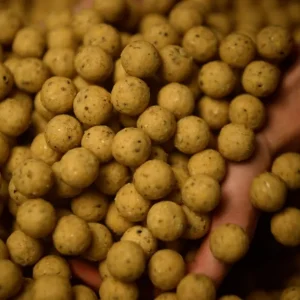 Seizoensaanbieding Tactic Carp Soluble Boilies Creamy Custard (1kg) 15mm