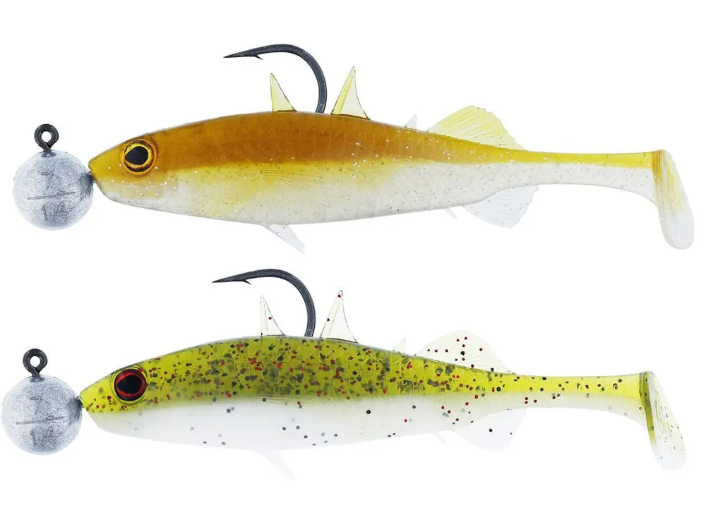 Exclusieve Aanbieding Westin Stanley the Stickleback Shadtail R 'n R 9cm Clear Water