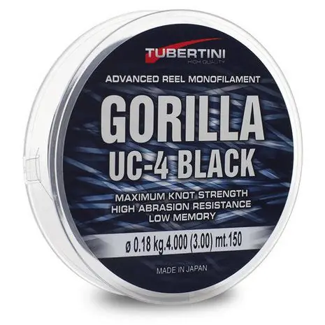 Speciale Aanbieding Tubertini Gorilla UC 4 Black 0.20mm 4.8kg 350m