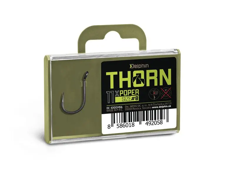 Delphin Thorn Poper Carp Hook #8 Rechtstreeks Van De Fabrikant