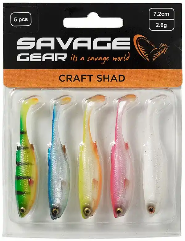 Tijdelijk Beschikbaar Savage Gear Craft Shad 8.8cm Dark Water Mix