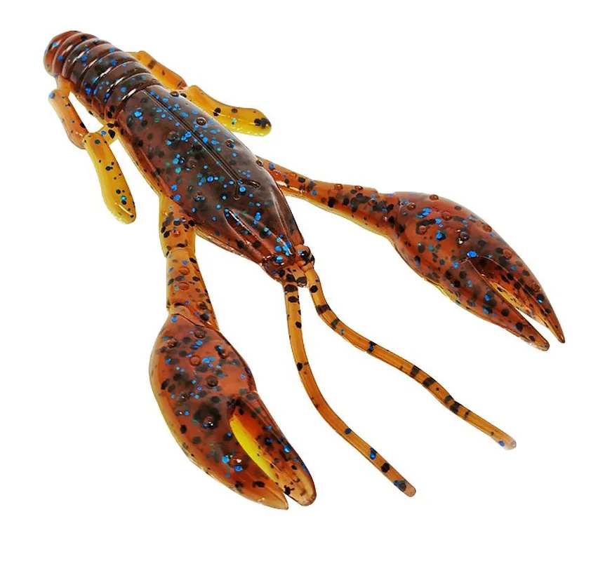 Seika Krawallo Craw Blue/ marron chartreuse 75 mm Bestseller