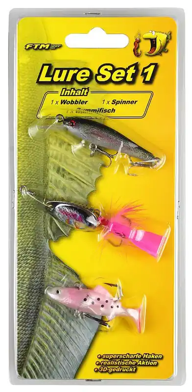 Nieuw FTM Kunstaas Lure set Nr. 1