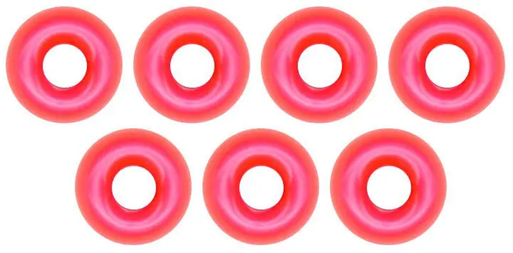 Omura Tungsten kralen GLEUF gat Roze 2,8 mm Gecertificeerd