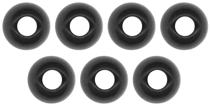 Omura Tungsten kralen GLEUF Zwart 3,3 mm Beperkt Aanbod