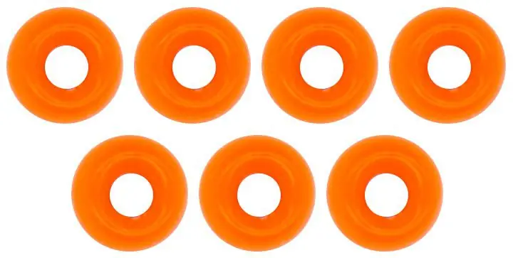 Superprijs Omura Tungsten kralen Rond gat Rood 2,8 mm