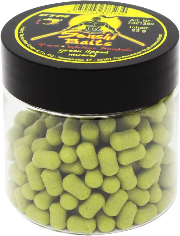 Lage Kosten Senshi Baits dumbells Green Lipped Mussel 4 mm