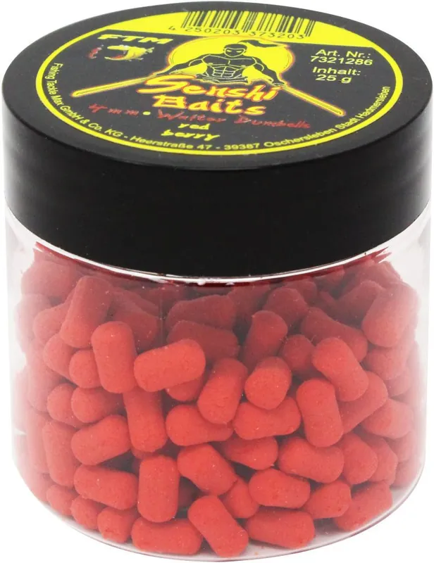 Senshi Baits dumbells Red Berry 4 mm Weekendaanbieding