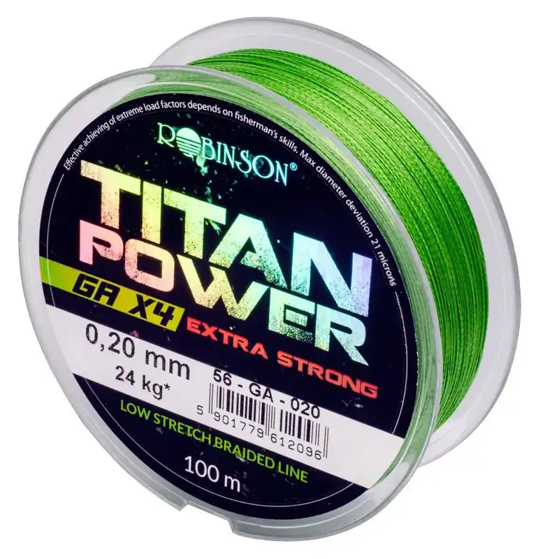Rechtstreeks Van De Fabrikant Robinson Titan Power GA X 4 gevlochten lijn 0,14 mm