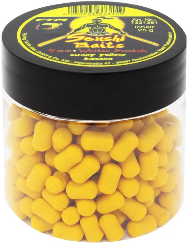 Senshi Baits dumbells Sunny Yellow banana 4 mm Op = Op
