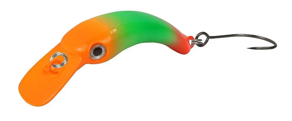 Gratis Retour FTM Wobbler Masu 73 Oranje/ Groen/ Rood