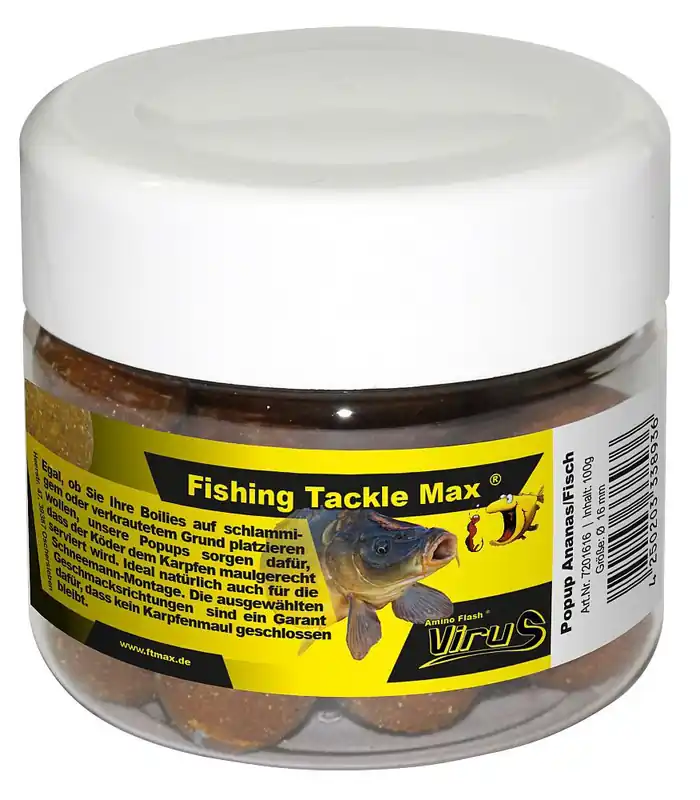 Lage Kosten FTM Ananas Vis Pop up boilies 16 mm