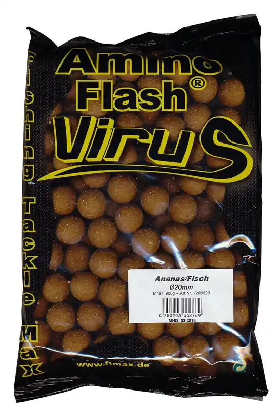 Tijdelijk Beschikbaar FTM Ananas/ Vis boilies 20 mm