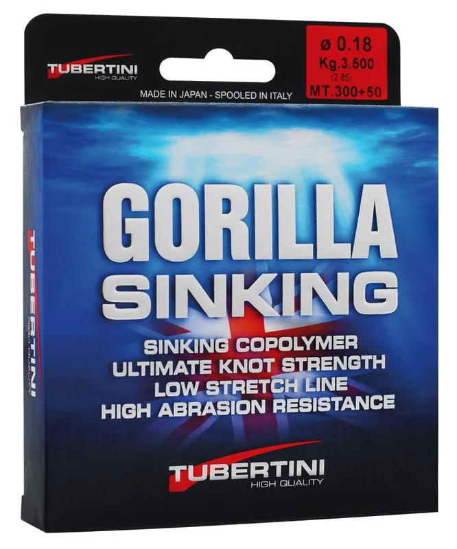Tubertini Gorilla Sinking lijn 0.20 mm Direct Verzonden