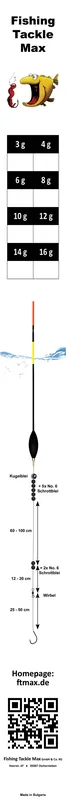Direct Beschikbaar FTM Zoomer 66 Match dobber 16 gram