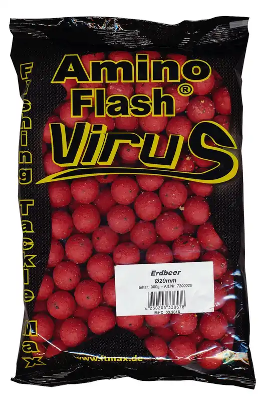 FTM Aardbei boilies 20 mm Laatste Versie