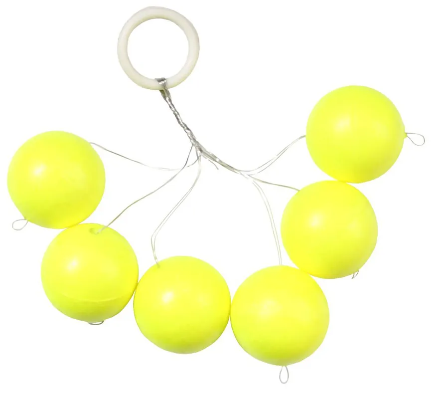 Beste Prijs Fishing Tackle Max Trout Pilots Rond 21 mm Geel