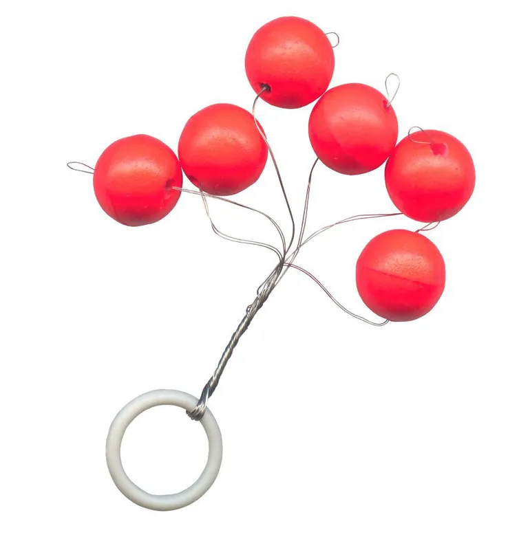 Laatste Versie Fishing Tackle Max Trout Pilots Rond 18 mm Rood