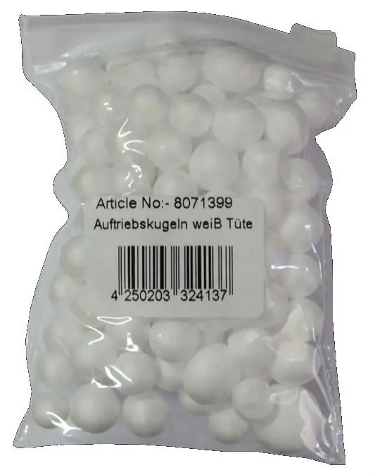 Piepschuim Balletjes Wit Actieprijs