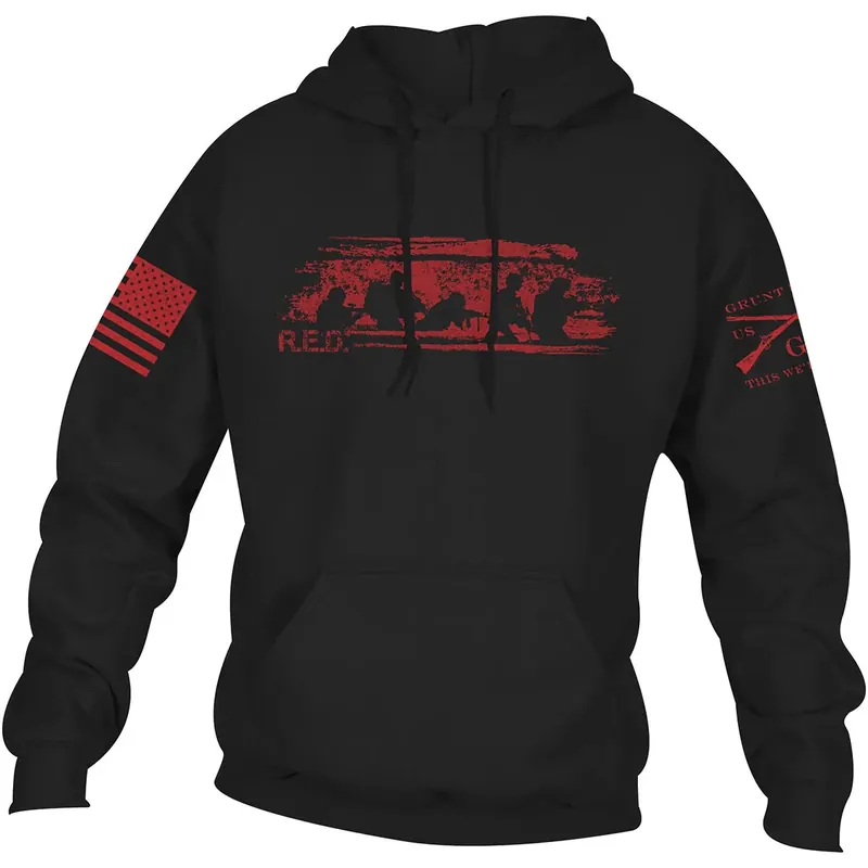 Grunt Style RED Friday Pullover Hoodie - Zwart S Merkproduct