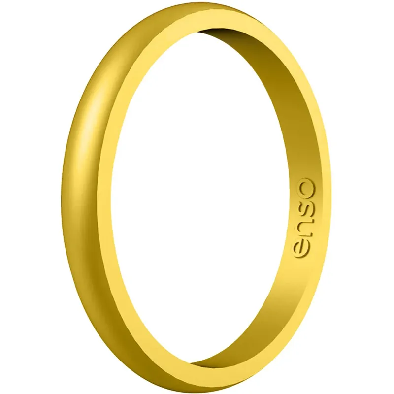 Enso Rings Halo Elements Series Siliconen Ring - Goud Lage Kosten