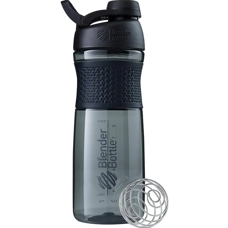 Nu Kopen Blenderfles SportMixer Twist Cap 28 oz. Tritan Grip Shaker Mixerbeker Zwart / Black
