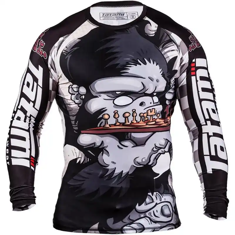 Aanbieding Tatami Fightwear Chess Gorilla Rashguard met lange mouwen S