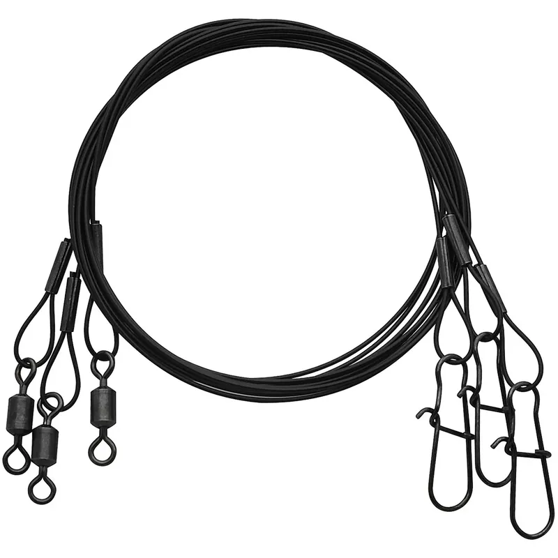Koop Vandaag Eagle Claw Zwarte Heavy Duty 12" Draadleiders 3-Pack