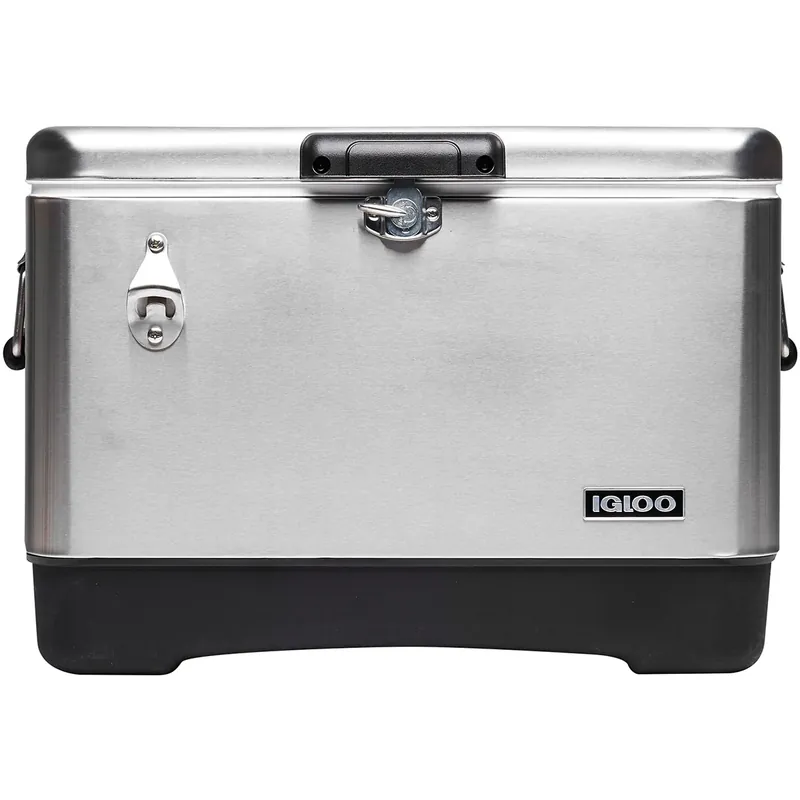 Gratis Retour IGLOO Legacy 54 qt. Harde koeler - roestvrij staal