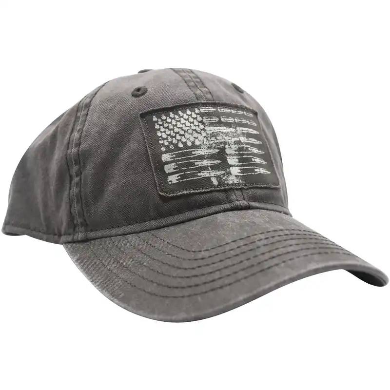Grunt Style Ammo Flag Patch Hoed - Zwart Lage Prijs
