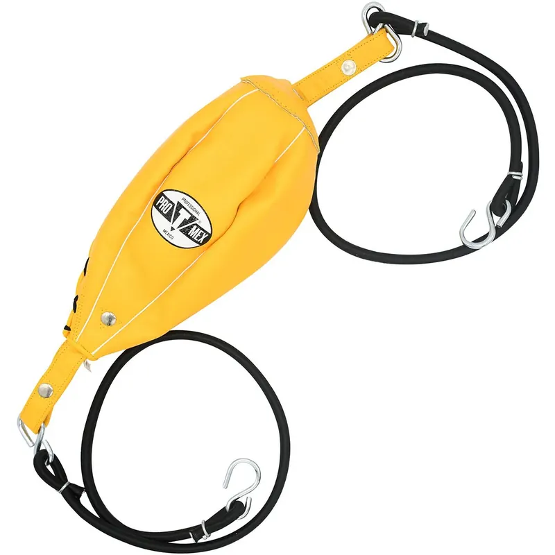 Title Boxing Pro Mex Professional Double End Bag - 6" x 10" - Geel Flitsaanbieding