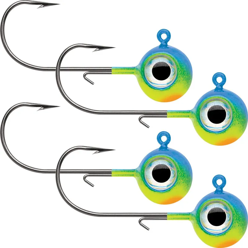 Populair VMC Neon Moon Eye 1/8 Oz. 3D Holografische Jig - 4-Pack - Papegaai
