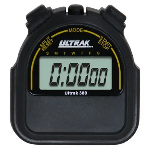 Ultrak 380 Sport Stopwatch - Zwart Populair