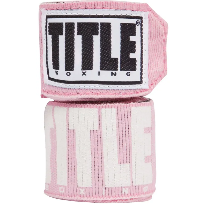Laatste Versie Titel Boxing Power-Flex Elite 180" Vuist Wraps - Roze