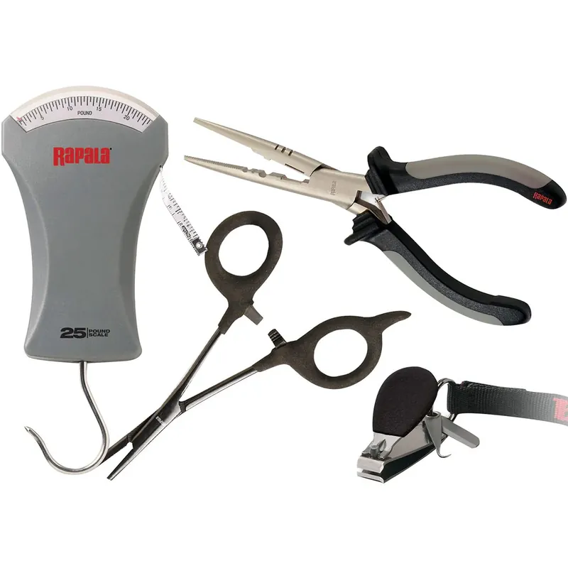 Rapala Combo Pack (Tangen/Precisietang/Schaal & Tondeuse/Schacht) Beperkte Voorraad