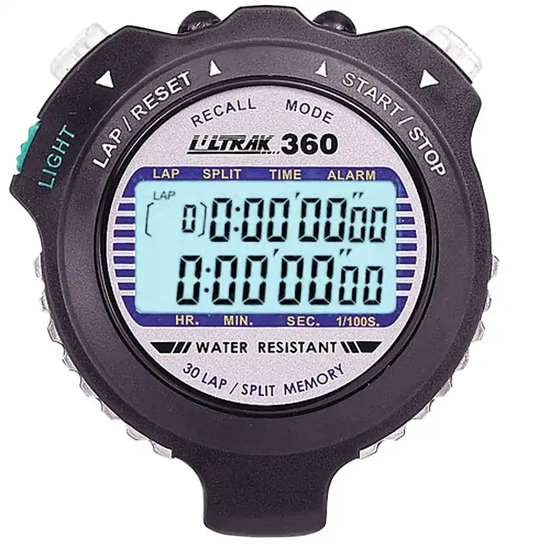 Ultrak 360 Dual Split Memory Stopwatch met elektroluminescent display Speciale Aanbieding