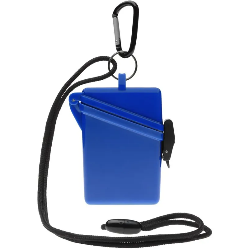 Witz Surfsafe lichtgewicht waterdichte sporttas met koord en karabijnhaak - Blauw Speciale Aanbieding