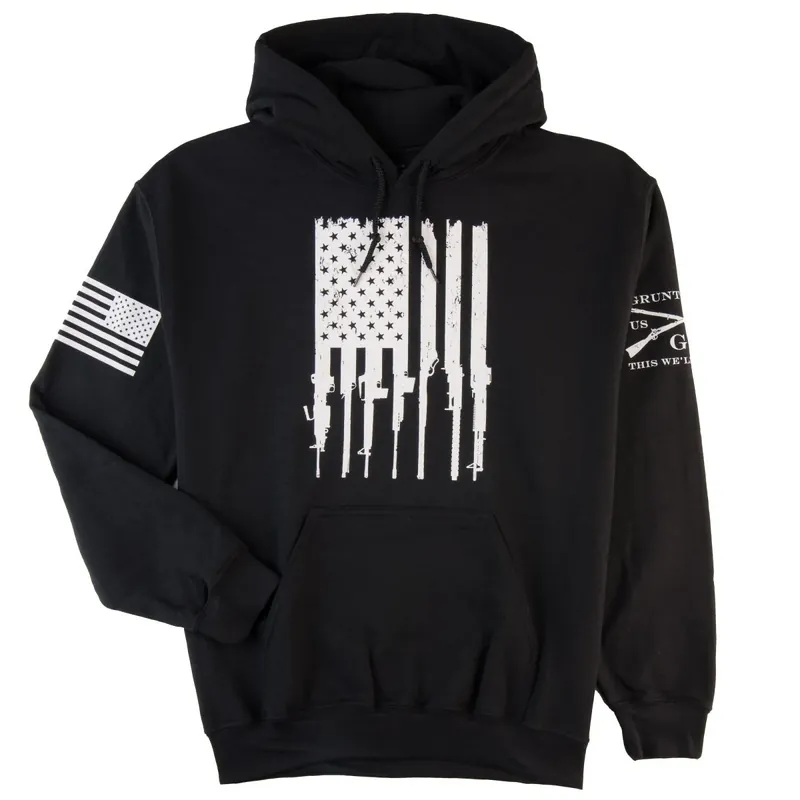 Grunt Style Rifle Flag 2.0 Pullover Hoodie 2XL Fabrieksprijs