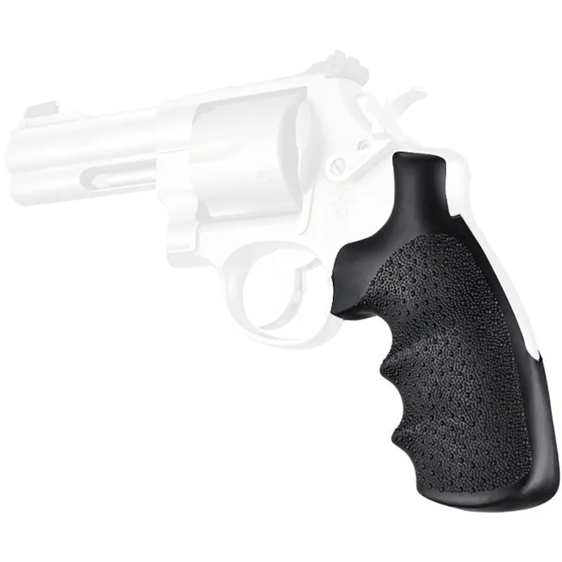 Hogue S&W N Frame Ronde Butt Rubber Monogrip - Zwart Exclusieve Aanbieding