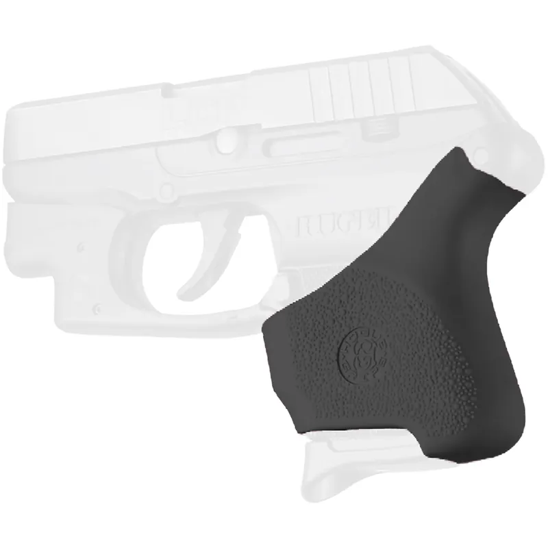 Hogue Ruger LCP .380 met Crimson Trace Button Grip HandALL Hybrid Grip Sleeve Zwart Nu Kopen